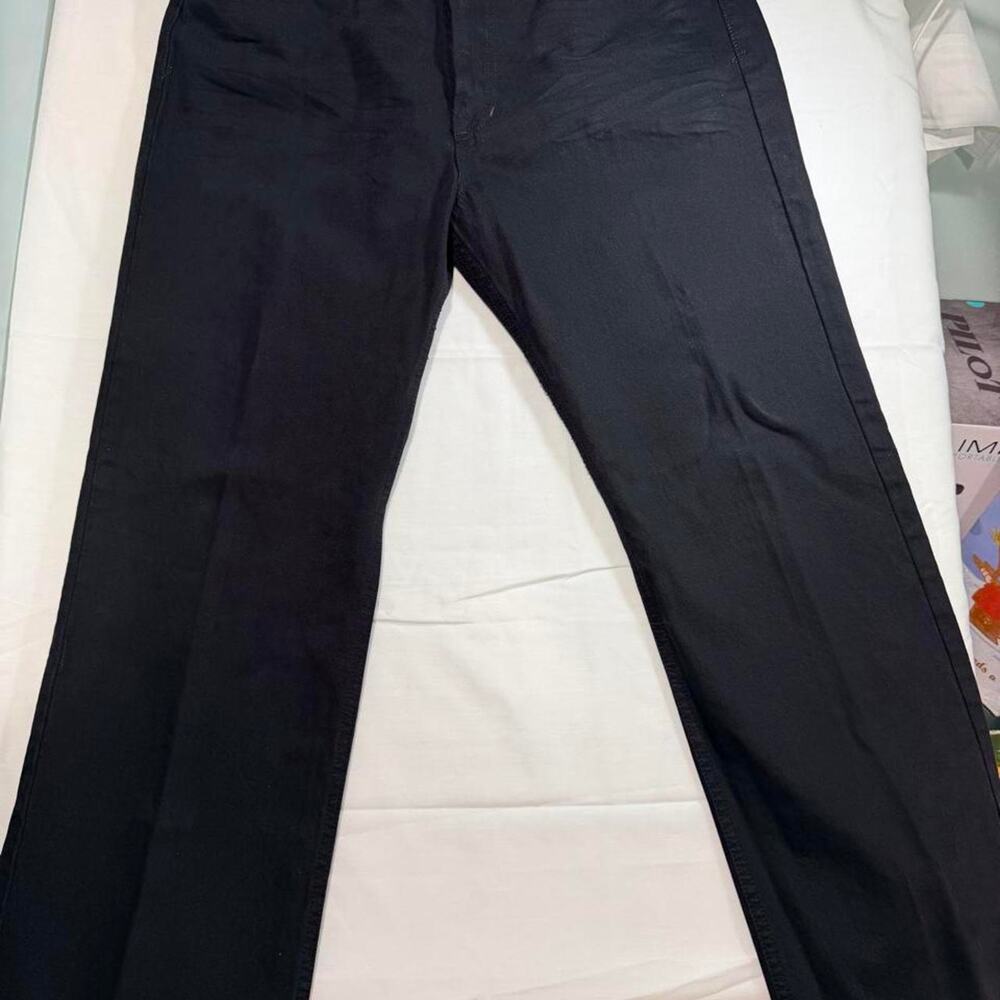 Polo Ralph Lauren Jeans Mens 35x30 Black Straight Leg 100% Cotton